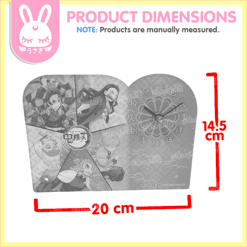 Demon Slayer: Kimetsu no Yaiba Acrylic Clock | Mugen Train Arc