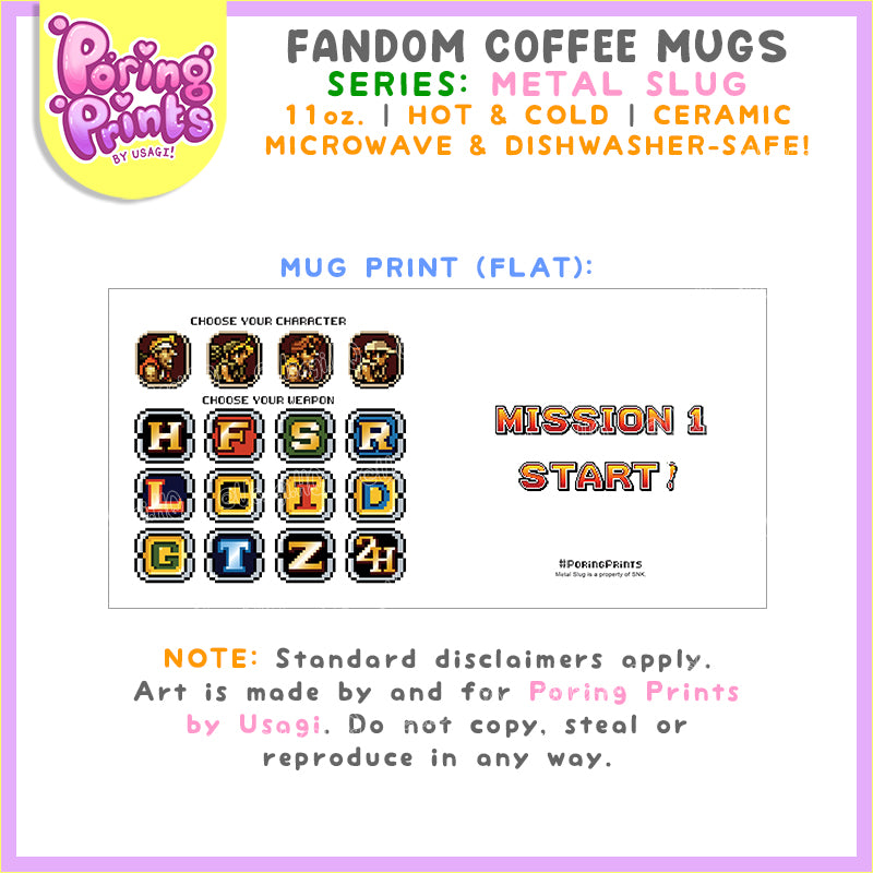 Metal Slug - Choose Your Character | Fandom Coffee Mug
