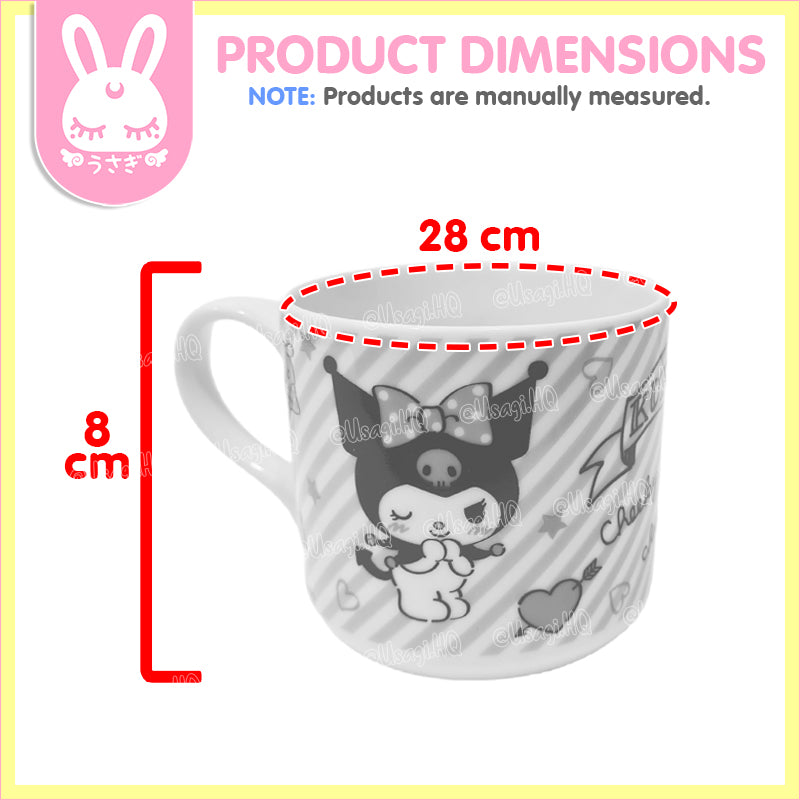 Kuromi Purple Stripes Coffee Mug