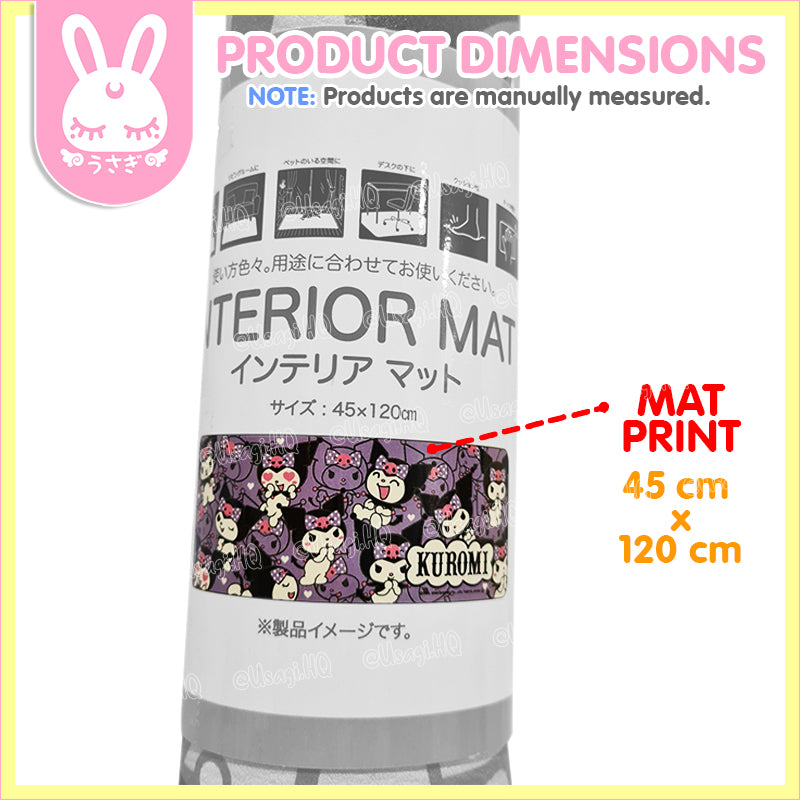 Kuromi Licensed Premium Interior Rubber Mat