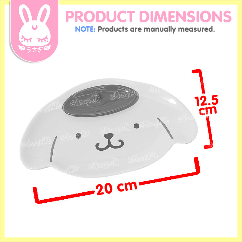 Pompompurin Classic Die-Cut Ceramic Plate Set