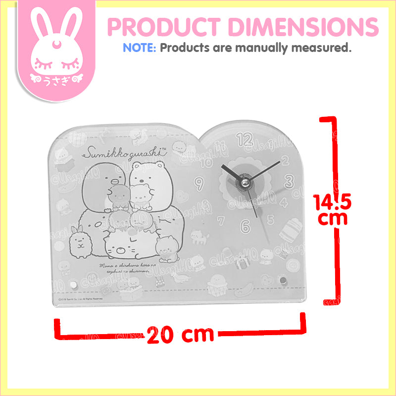 Sumikko Gurashi Kawaii Deco Acrylic Clock