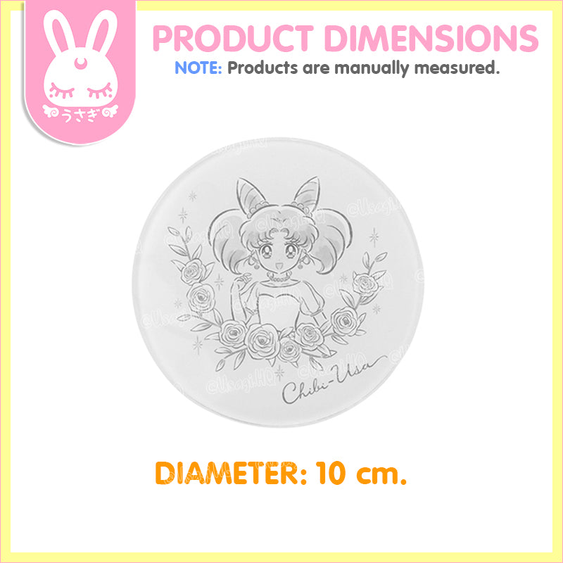 Sailor Moon Cosmos x 3Coins Collaboration Glass Coaster | Chibiusa