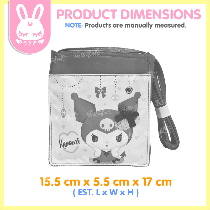 Kuromi Leatherette Sling Bag | Violet