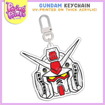 Acrylic Keychains | Mecha Heads