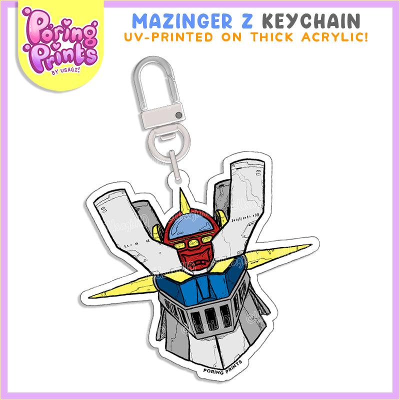 Acrylic Keychains | Mecha Heads