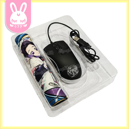 Demon Slayer: Kimetsu no Yaiba Glowing Mouse & Mousepad Set | Giyuu x Shinobu