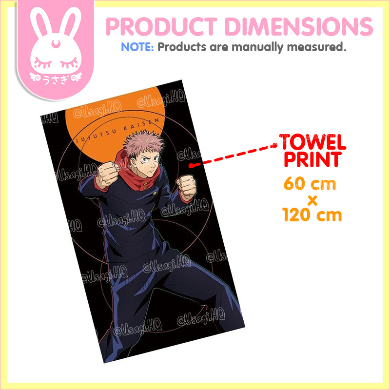 Jujutsu Kaisen SEGA Premium Bath Towel | Itadori Yuji