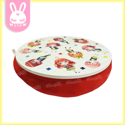 The Quintessential Quintuplets Study Lap Table with Knee Cushion