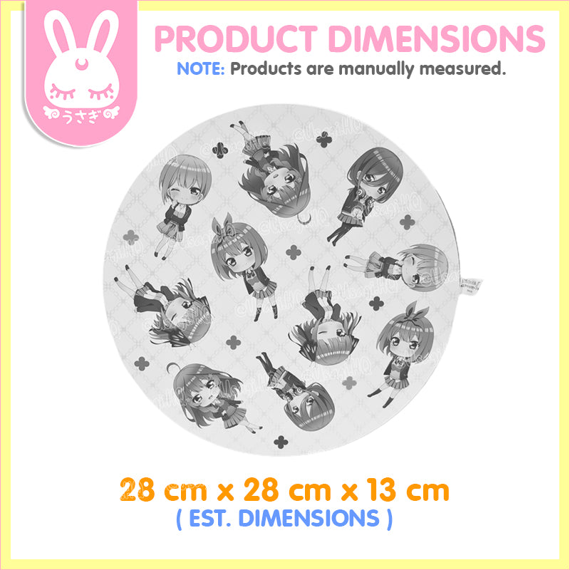 The Quintessential Quintuplets Study Lap Table with Knee Cushion