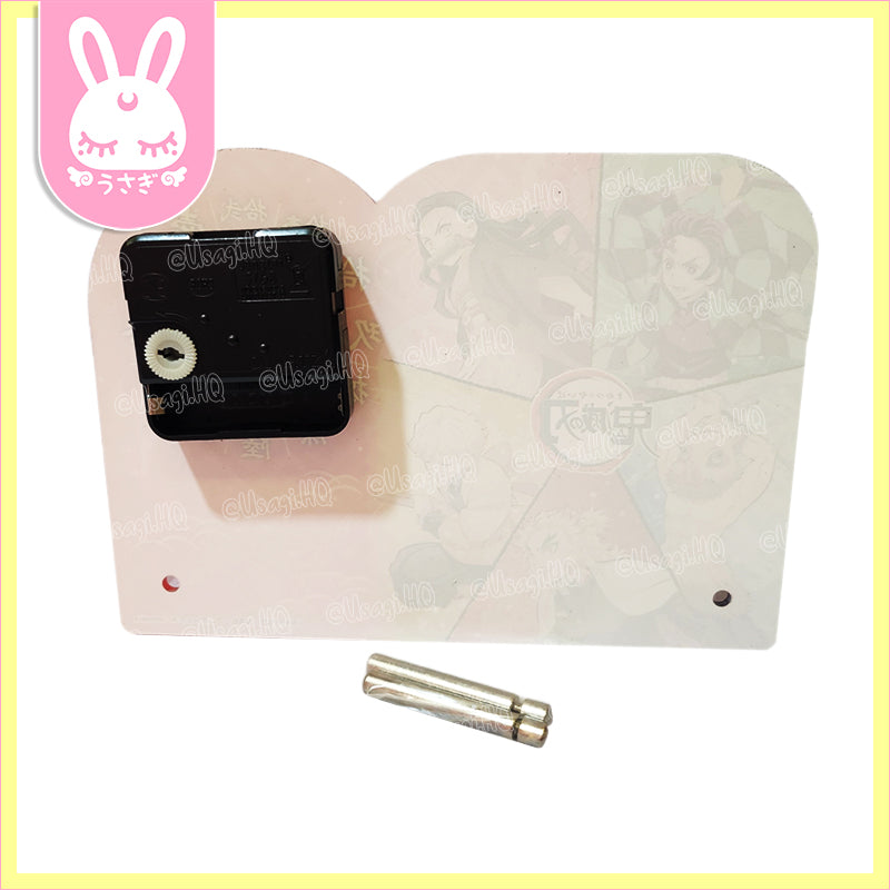 Demon Slayer: Kimetsu no Yaiba Acrylic Clock | Mugen Train Arc