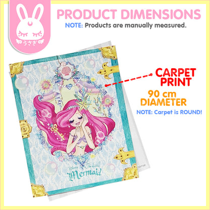 The Little Mermaid ECONECO Soft Plush Floor Mat