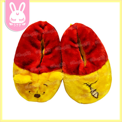 Winnie the Pooh Warm Plush Adult Indoor Slippers | US 9