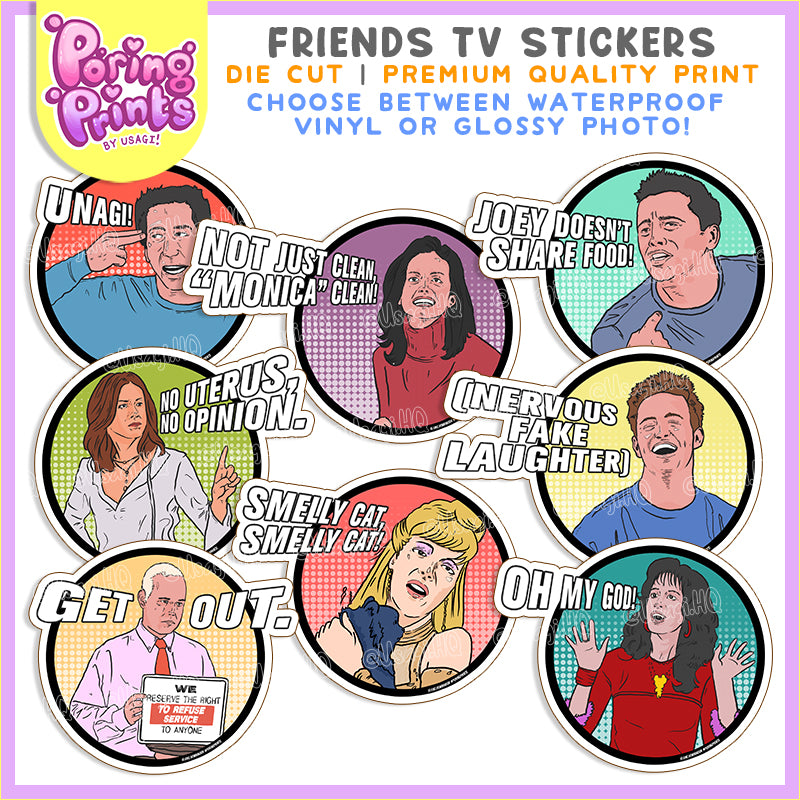 Die Cut Stickers | Friends TV Ver. 1