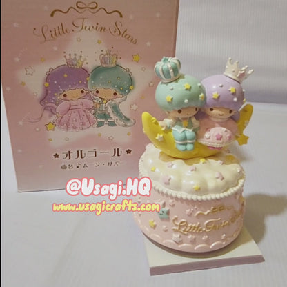 Little Twin Stars Authentic Beautiful Aurora Crown Music Box