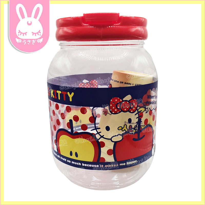 Hello Kitty Juicy Fruits Water Jug & Cups | Apple