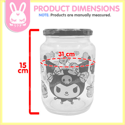 Kuromi Authentic Glass Mason Jar
