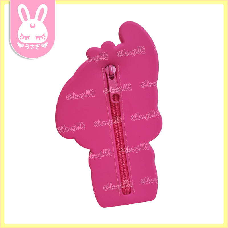 Pochacco Hot Pink Die-Cut Silicone Purse