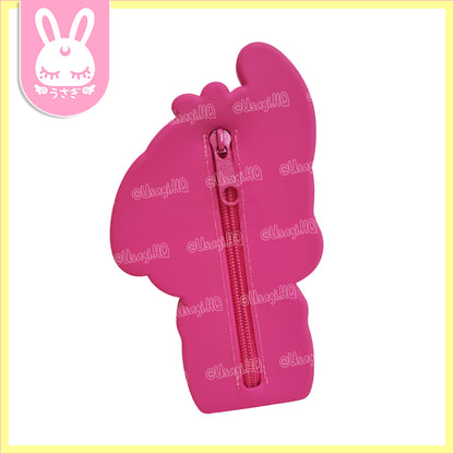 Pochacco Hot Pink Die-Cut Silicone Purse