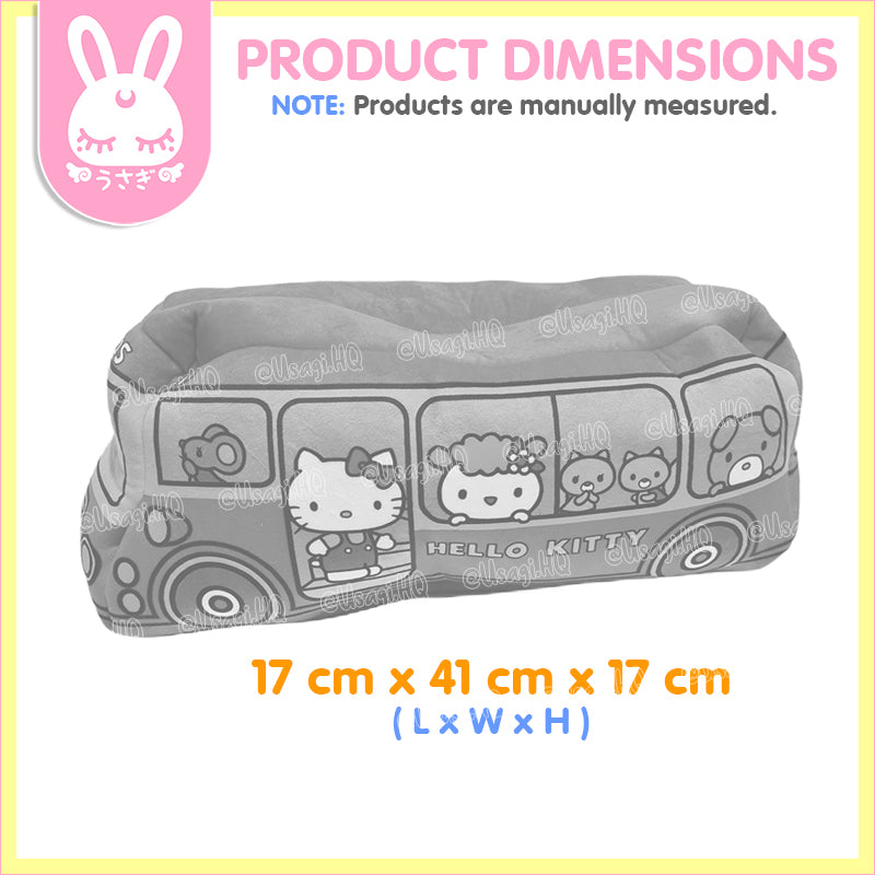 Sanrio Characters Premium School Bus Jumbo Plush Tissue Holder