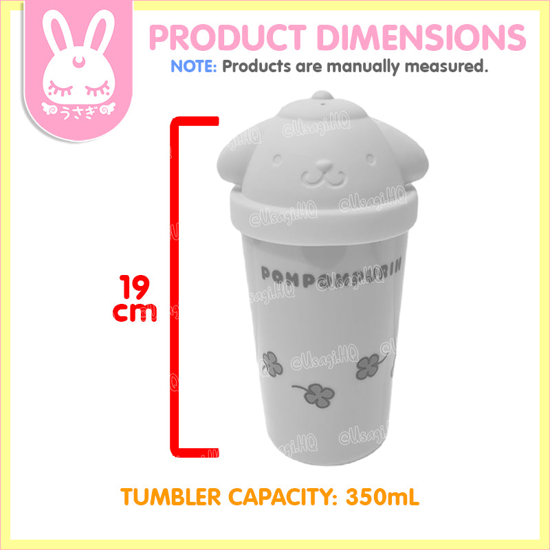Pompompurin Silicone Die-Cut Head Sippy Tumbler