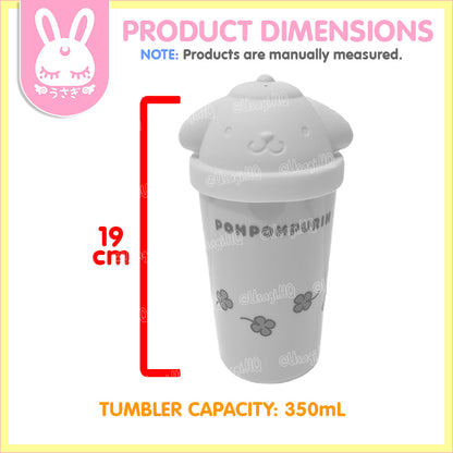 Pompompurin Silicone Die-Cut Head Sippy Tumbler