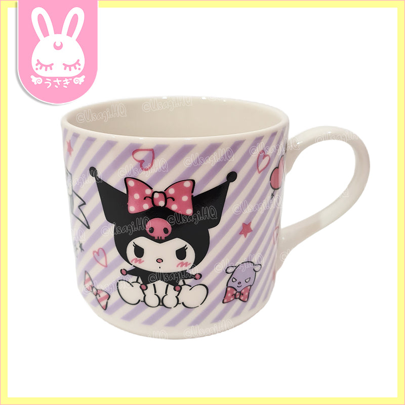 Kuromi Purple Stripes Coffee Mug