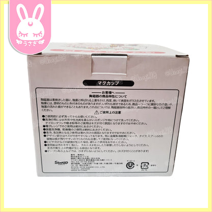 Hello Kitty Classic Enamel-style Ceramic Coffee Mug | White