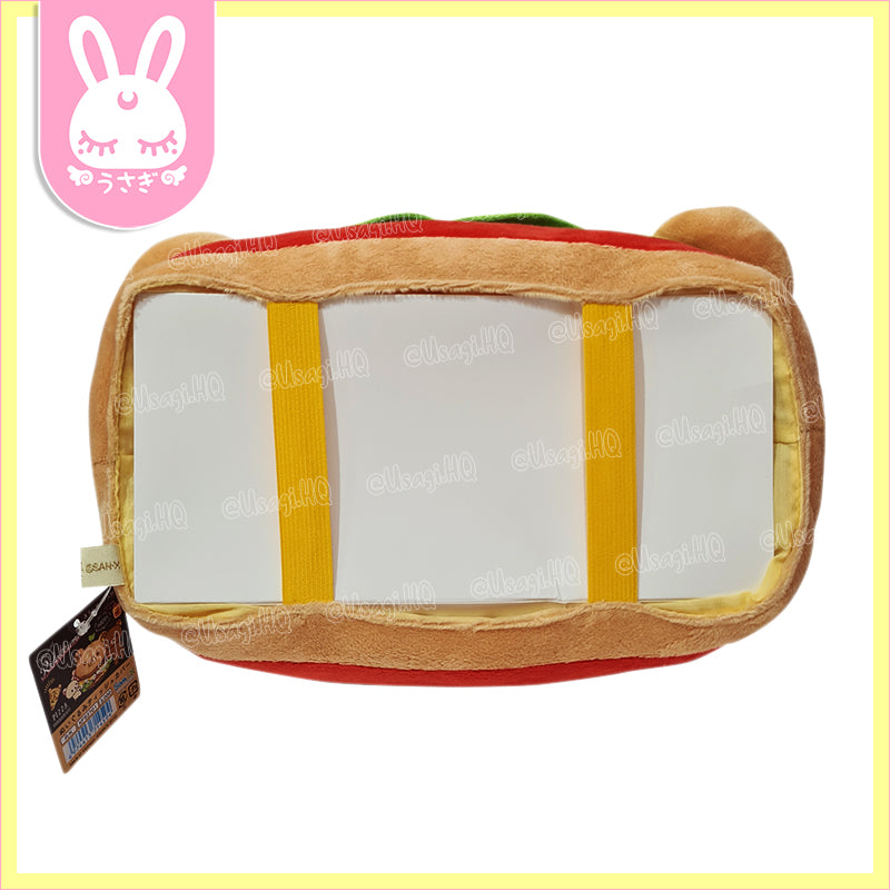 Rilakkuma Hamburger Deli Plush Tissue Holder | 28cm