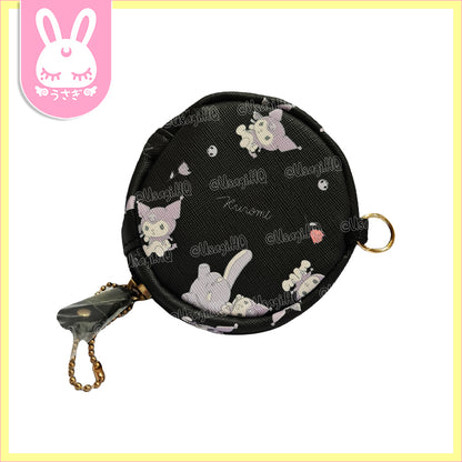 Kuromi & Baku Beautiful 3-Piece Travel Vanity Cosmetic Bag Set