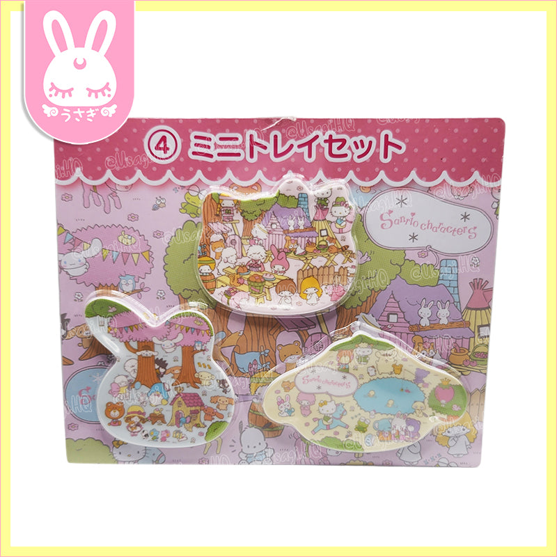 Sanrio Friends Set of 3 Mini Trays