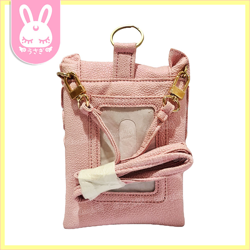 Hello Kitty Ruffled Glitter Phone & ID/Beep Card Sling Bag