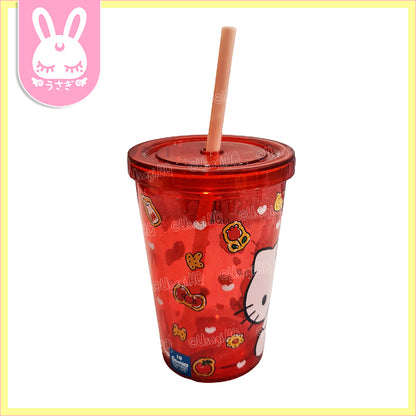 Hello Kitty Classic SKATER Japan Tumbler & Straw