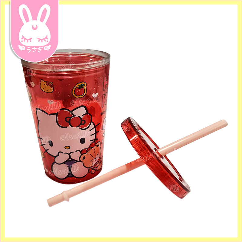Hello Kitty Classic SKATER Japan Tumbler & Straw