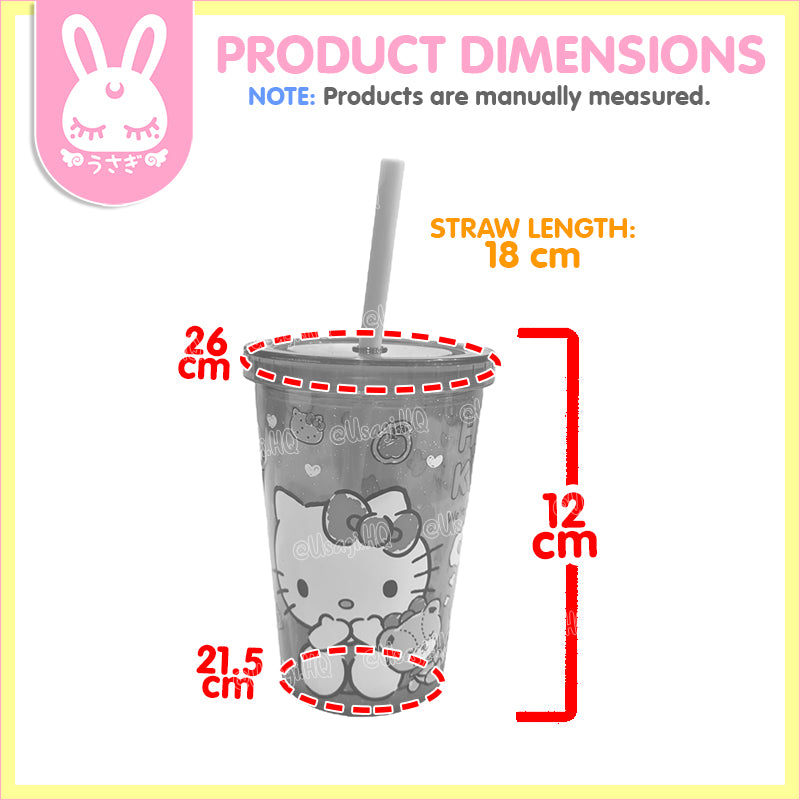 Hello Kitty Classic SKATER Japan Tumbler & Straw