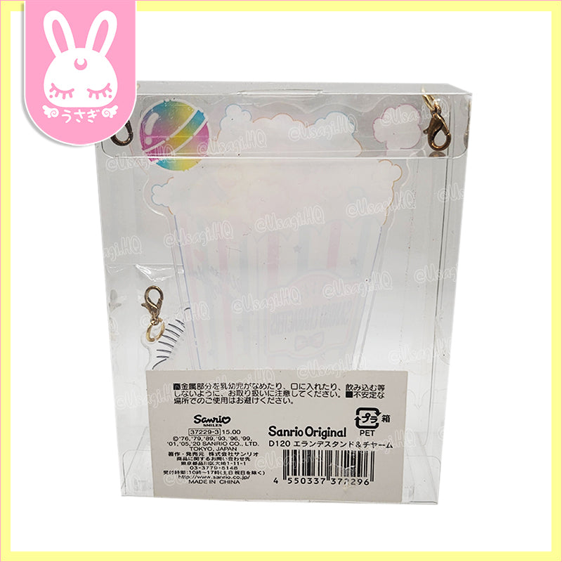 Hello Kitty & Dear Daniel Kawaii Popcorn Acrylic Charm & Stand Set