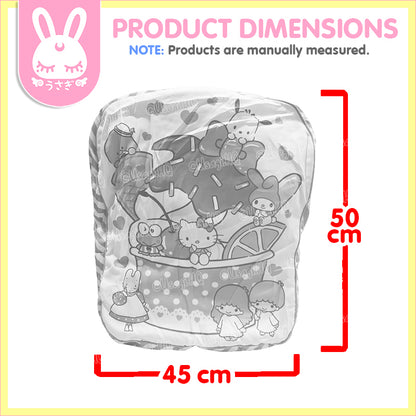 Sanrio Characters Jumbo Ice Cream Sundae Cushion | 50cm