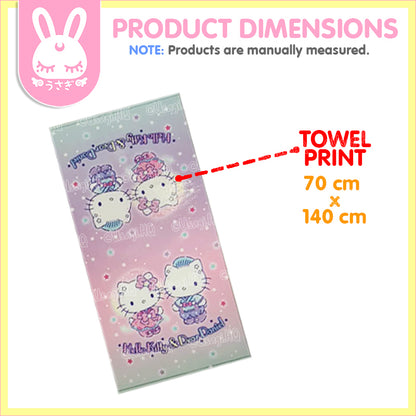 Hello Kitty & Dear Daniel Star Festival Beach Bath Towel