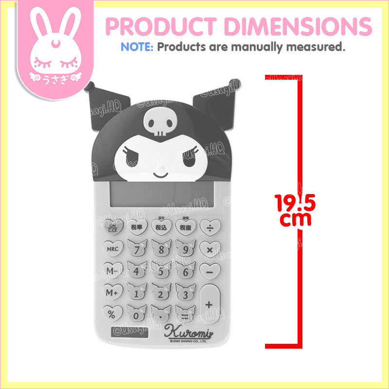 Kuromi Licensed Kawaii Classic Solar Desktop Calculator