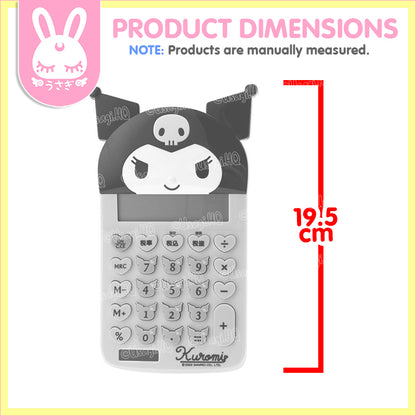 Kuromi Licensed Kawaii Classic Solar Desktop Calculator