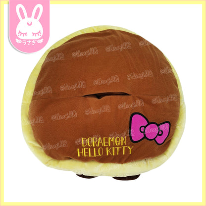 Hello Kitty x Doraemon Collaboration Dorayaki Plush Tissue Holder
