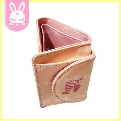 Hello Kitty Japan Licensed Baby Pink Tri-Fold Mini Wallet