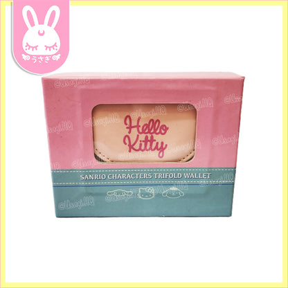 Hello Kitty Japan Licensed Baby Pink Tri-Fold Mini Wallet