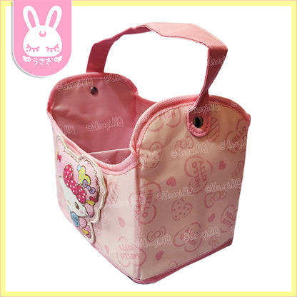 Hello Kitty Kawaii Puffy Foldable Cosmetics Basket