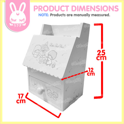 Little Twin Stars Authentic Dainty Wooden Vanity Dresser