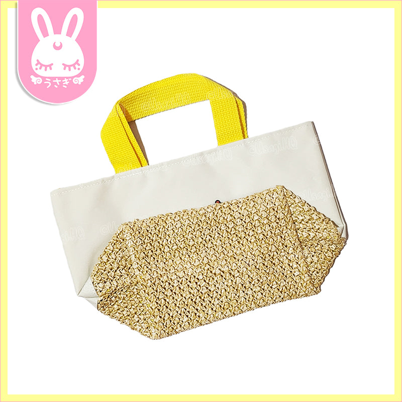 Hello Kitty x Lawson Collaboration Basket-Style Handbag | Yellow