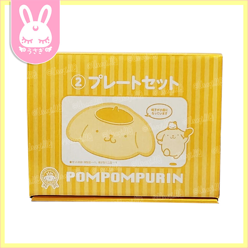 Pompompurin Classic Die-Cut Ceramic Plate Set