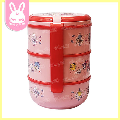 Sanrio Characters Candy Land 3-Layered Picnic Bento Box Set