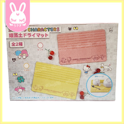 Sanrio Characters Quick-Drying Absorbent Diatomite Kitchen Mat | Pink