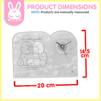 Sumikko Gurashi Kawaii Deco Acrylic Clock